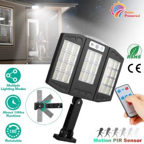 Fresh Fab Finds Solar Wall Light Outdoor 264Pcs LED Beads PIR Motion Sensor Remote Control Wireless Lamps IP45 Waterproof Lighting for Garage Fro
