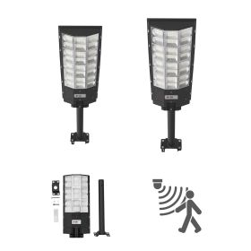 8000W Solar Street Lights Outdoor, 450000LM, Commercial Parking Lot Lights Dusk to Dawn, LED Flood Security Lamp with Motion Sensor (Default: Default)